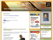 Tablet Screenshot of bankruptcyforeclosureblog.com